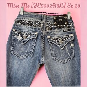 Miss Me Straight (JE5002T18L) Women's Sz 28